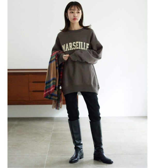 SLOBE IENA「《WEB限定/追加2》MARSEILLE ロゴスウェット」|スウェット・ジャージ|