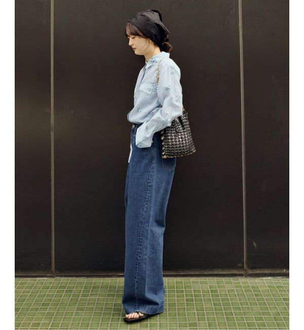 SLOBE IENA「Margaux Dereume &times; SLOBE cotton silk mix シャツ」|シャツ・ブラウス|