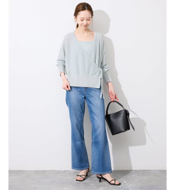 SLOBE IENA「《2枚セット》キャミセットカシュクールカーディガン」|カーディガン|
