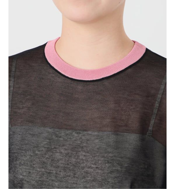 IENA LA BOUCLE「IENA LA BOUCLE シアーTシャツニット」|ニット・セーター|