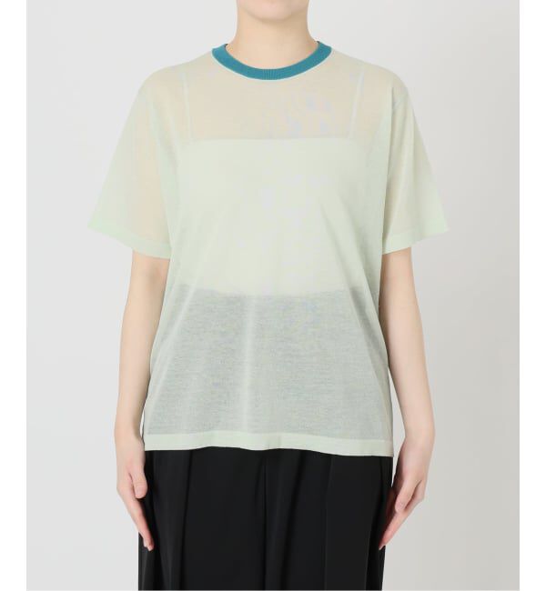 IENA LA BOUCLE「IENA LA BOUCLE シアーTシャツニット」|ニット・セーター|
