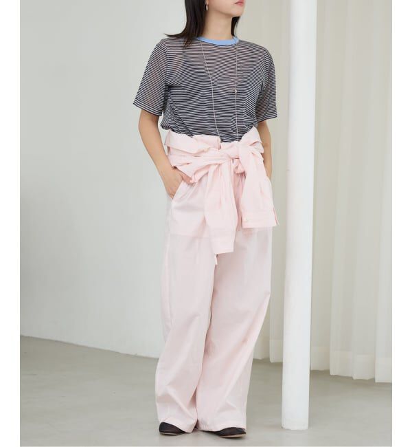 IENA LA BOUCLE「IENA LA BOUCLE シアーTシャツニット」|ニット・セーター|