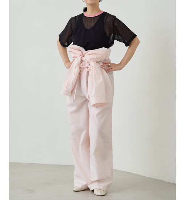 IENA LA BOUCLE「IENA LA BOUCLE シアーTシャツニット」|ニット・セーター|