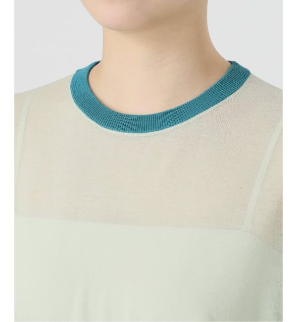 IENA LA BOUCLE「IENA LA BOUCLE シアーTシャツニット」|ニット・セーター|
