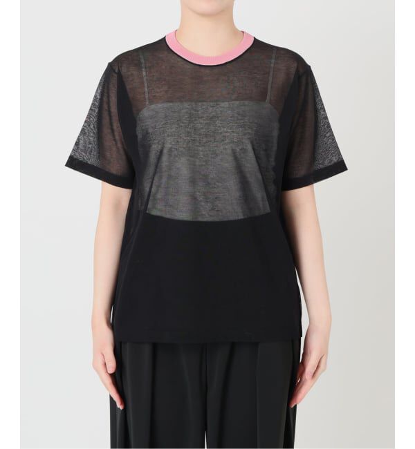 IENA LA BOUCLE「IENA LA BOUCLE シアーTシャツニット」|ニット・セーター|