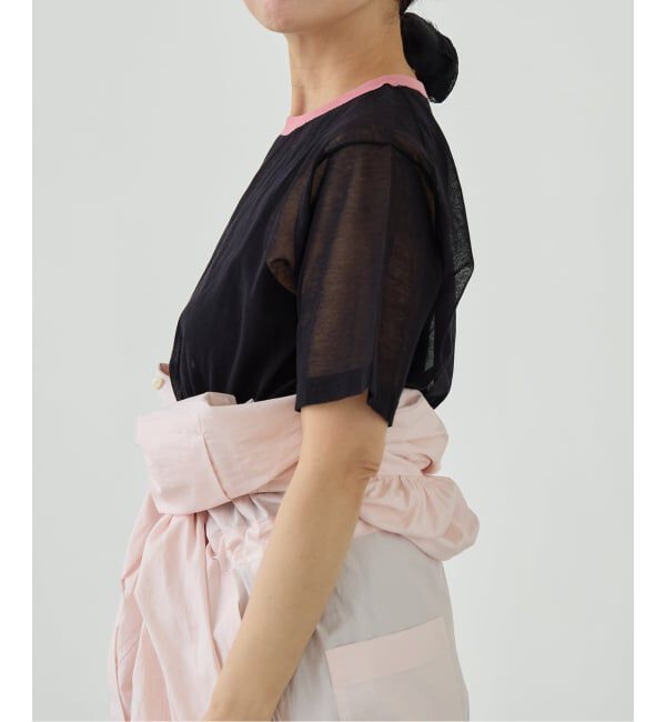 IENA LA BOUCLE「IENA LA BOUCLE シアーTシャツニット」|ニット・セーター|