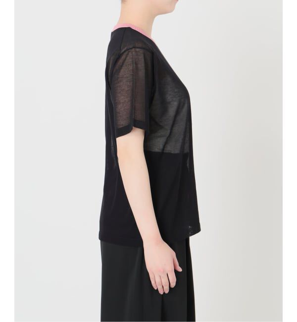 IENA LA BOUCLE「IENA LA BOUCLE シアーTシャツニット」|ニット・セーター|