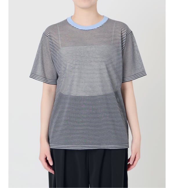 IENA LA BOUCLE「IENA LA BOUCLE シアーTシャツニット」|ニット・セーター|