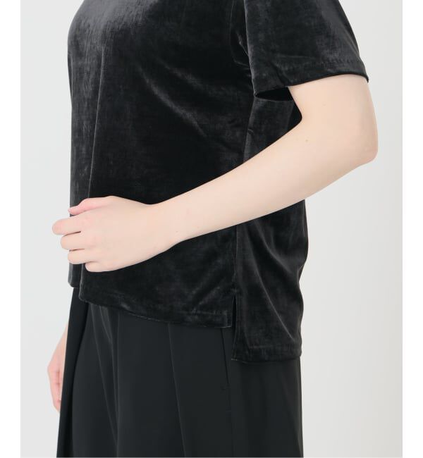 IENA LA BOUCLE「《予約》IENA LA BOUCLE トリアセベロアTシャツ」|Tシャツ・カットソー|
