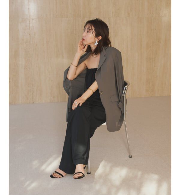 VERMEIL par iena「《予約》Drape Fit オールインワン」|オールインワン|