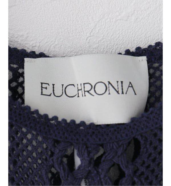 IENA LA BOUCLE「EUCHRONIA ユークロニア ストレッチ レース short sleeve tee 261802」|Tシャツ・カットソー|