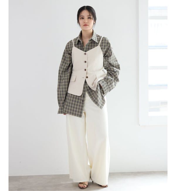 IENA「【一部店舗限定】JANE SMITH/ジェーンスミス CHECK SH シャツ 26SSH-413S」|シャツ・ブラウス|