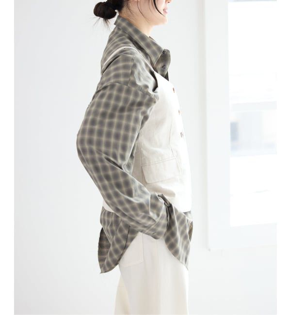IENA「【一部店舗限定】JANE SMITH/ジェーンスミス CHECK SH シャツ 26SSH-413S」|シャツ・ブラウス|
