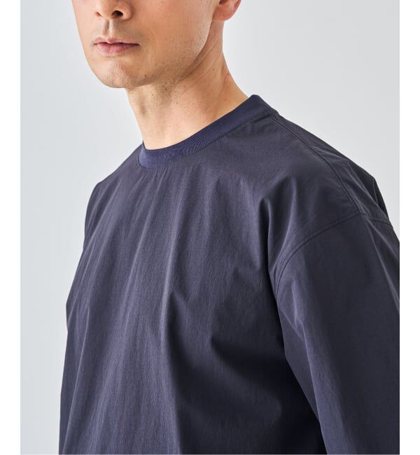 EDIFICE「【EDIFICE ALL-DAY SETUPシリーズ】2点セット プルオーバー Tシャツ&ショーツ」|シャツ・ブラウス|