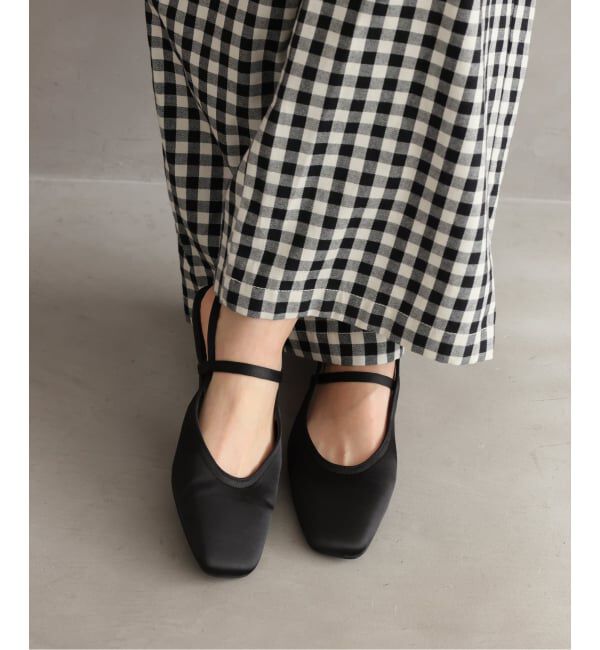 JOURNAL STANDARD relume「【EPURE/エピュレ】  ETTE Satin Slingbacks」|その他|ブラック