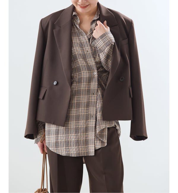 journal standard L'essage「DEVEAUXチェック2WAYシャツ」|シャツ・ブラウス|