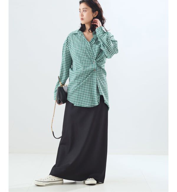 journal standard L'essage「DEVEAUXチェック2WAYシャツ」|シャツ・ブラウス|