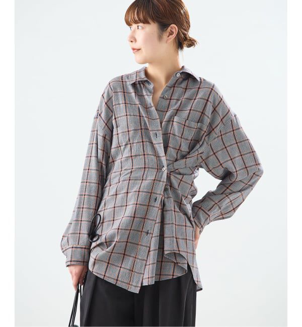 journal standard L'essage「DEVEAUXチェック2WAYシャツ」|シャツ・ブラウス|