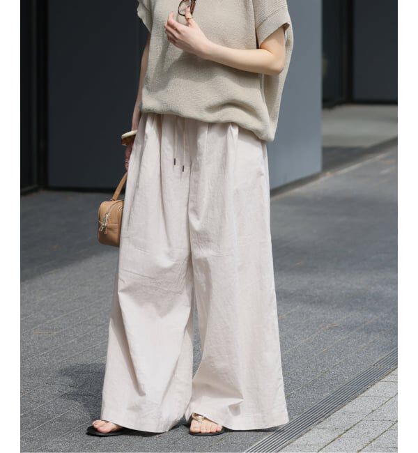 JOURNAL STANDARD relume「《追加 / 新色》リネンコットンワイドギャザーパンツ」|その他|