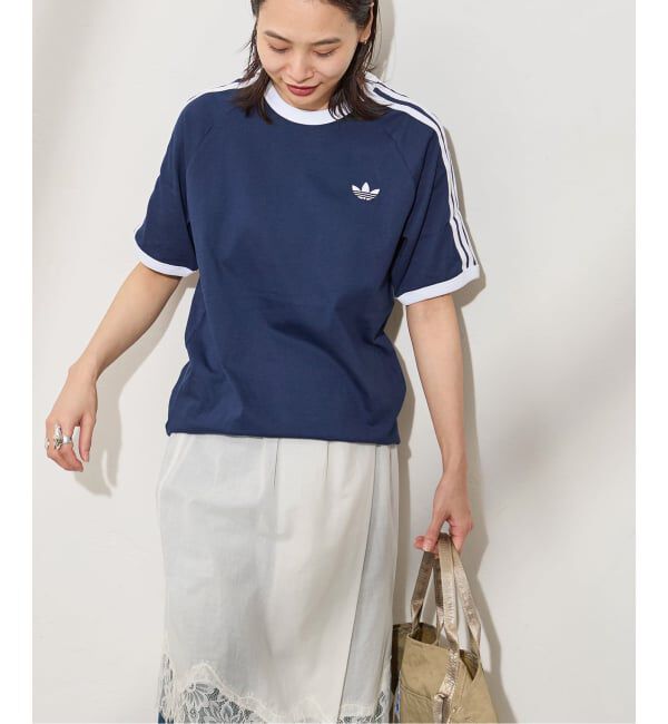 JOURNAL STANDARD「【adidas originals/アディダス オリジナルス】3-STRIPES TEE」|Tシャツ・カットソー|ネイビー