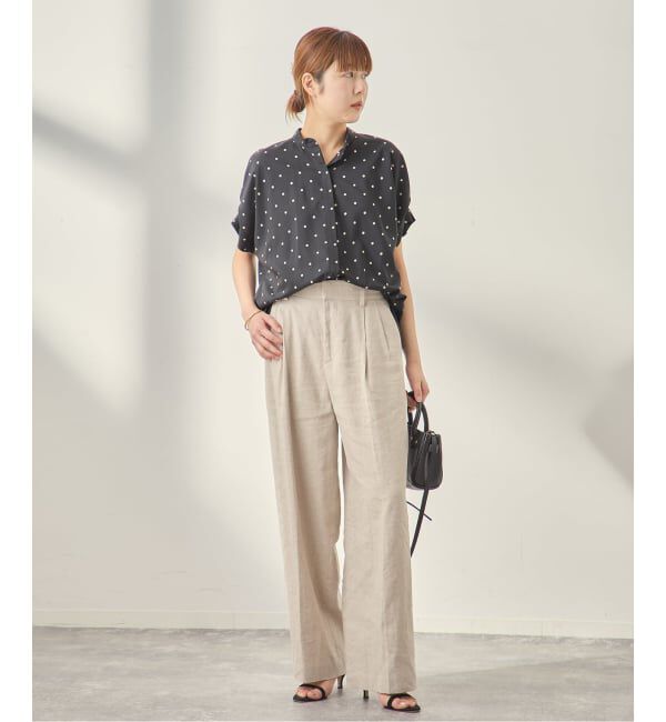 journal standard L'essage「《WEB限定予約》DEVEAUX/ドットタックスリーブシャツ」|シャツ・ブラウス|