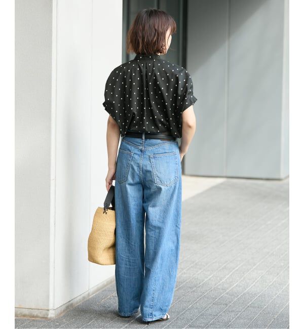 journal standard L'essage「《WEB限定予約》DEVEAUX/ドットタックスリーブシャツ」|シャツ・ブラウス|