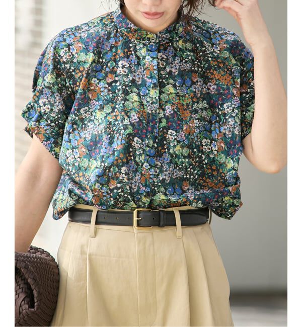 journal standard L'essage「《WEB限定予約》DEVEAUX/ドットタックスリーブシャツ」|シャツ・ブラウス|