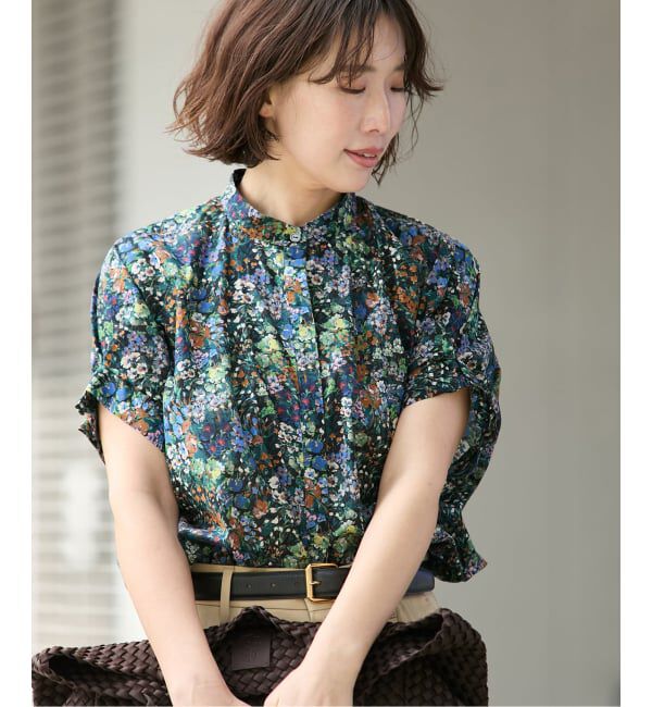 journal standard L'essage「《WEB限定予約》DEVEAUX/ドットタックスリーブシャツ」|シャツ・ブラウス|