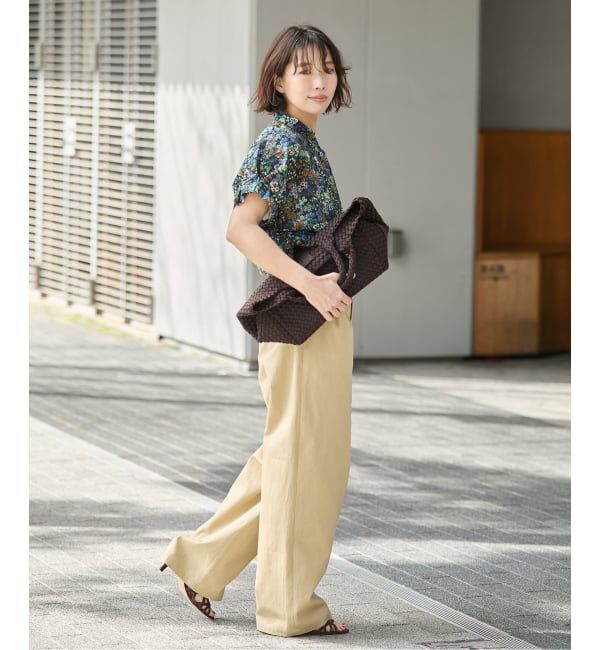 journal standard L'essage「《WEB限定予約》DEVEAUX/ドットタックスリーブシャツ」|シャツ・ブラウス|