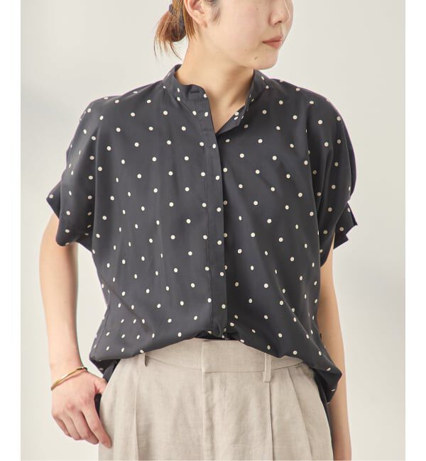 journal standard L'essage「《WEB限定予約》DEVEAUX/ドットタックスリーブシャツ」|シャツ・ブラウス|