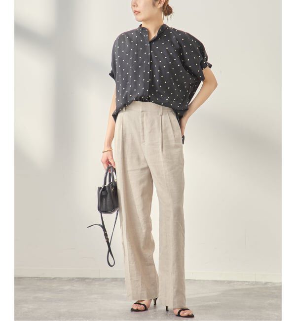 journal standard L'essage「《WEB限定予約》DEVEAUX/ドットタックスリーブシャツ」|シャツ・ブラウス|