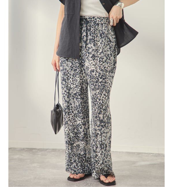journal standard L'essage「《予約》DEVEAUXGOLDラメモノトーンパンツ 2」|その他|ブラック A