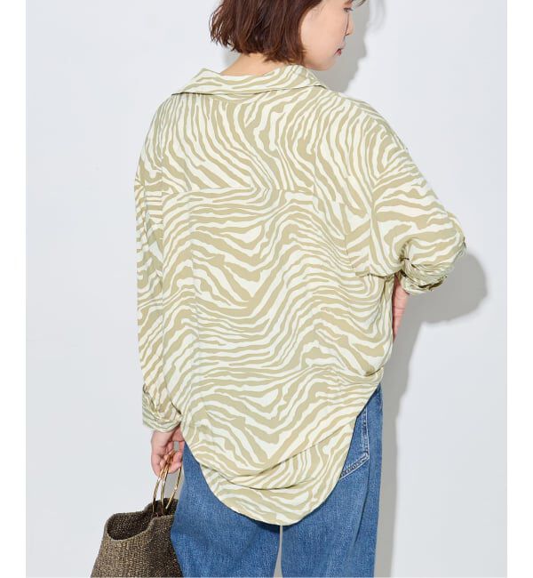 journal standard L'essage「別注【LUSANA / ルサーナ】SUN SHIRTS ZEBRA：シャツ」|シャツ・ブラウス|