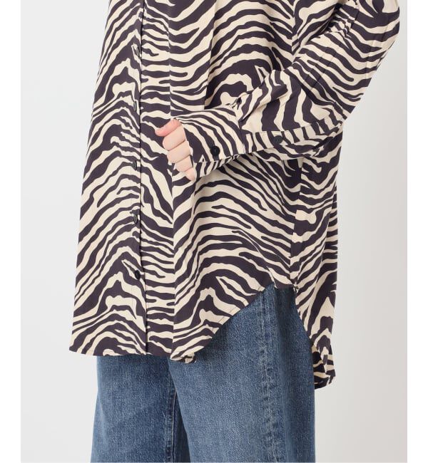 journal standard L'essage「別注【LUSANA / ルサーナ】SUN SHIRTS ZEBRA：シャツ」|シャツ・ブラウス|