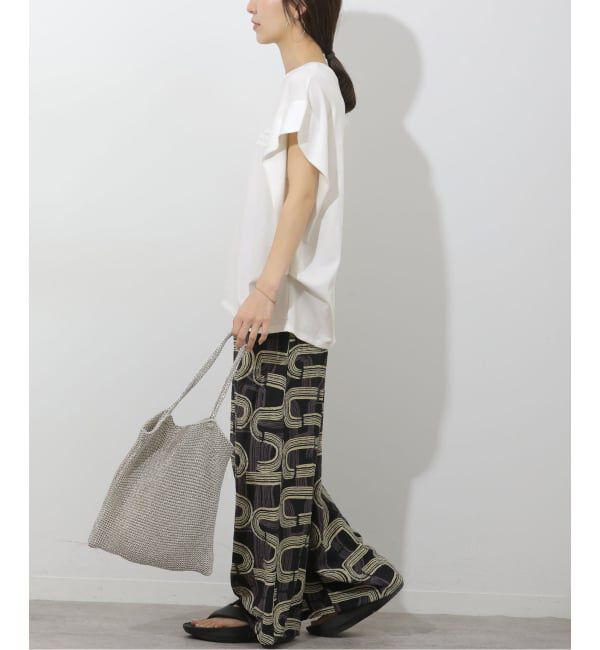JOURNAL STANDARD relume「《予約》 エンボスロゴフレンチスリーブTシャツ」|Tシャツ・カットソー|