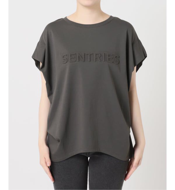 JOURNAL STANDARD relume「《予約》 エンボスロゴフレンチスリーブTシャツ」|Tシャツ・カットソー|