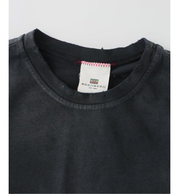 JOURNAL STANDARD relume「MOOJI MOOJI / ム―ジ ム―ジ オーバー サイズ クロップ エイジド Tシャツ」|Tシャツ・カットソー|