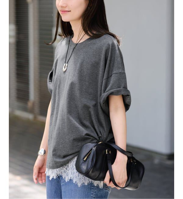FRAMeWORK「コンパクトインレーニュアンスTシャツ」|Tシャツ・カットソー|