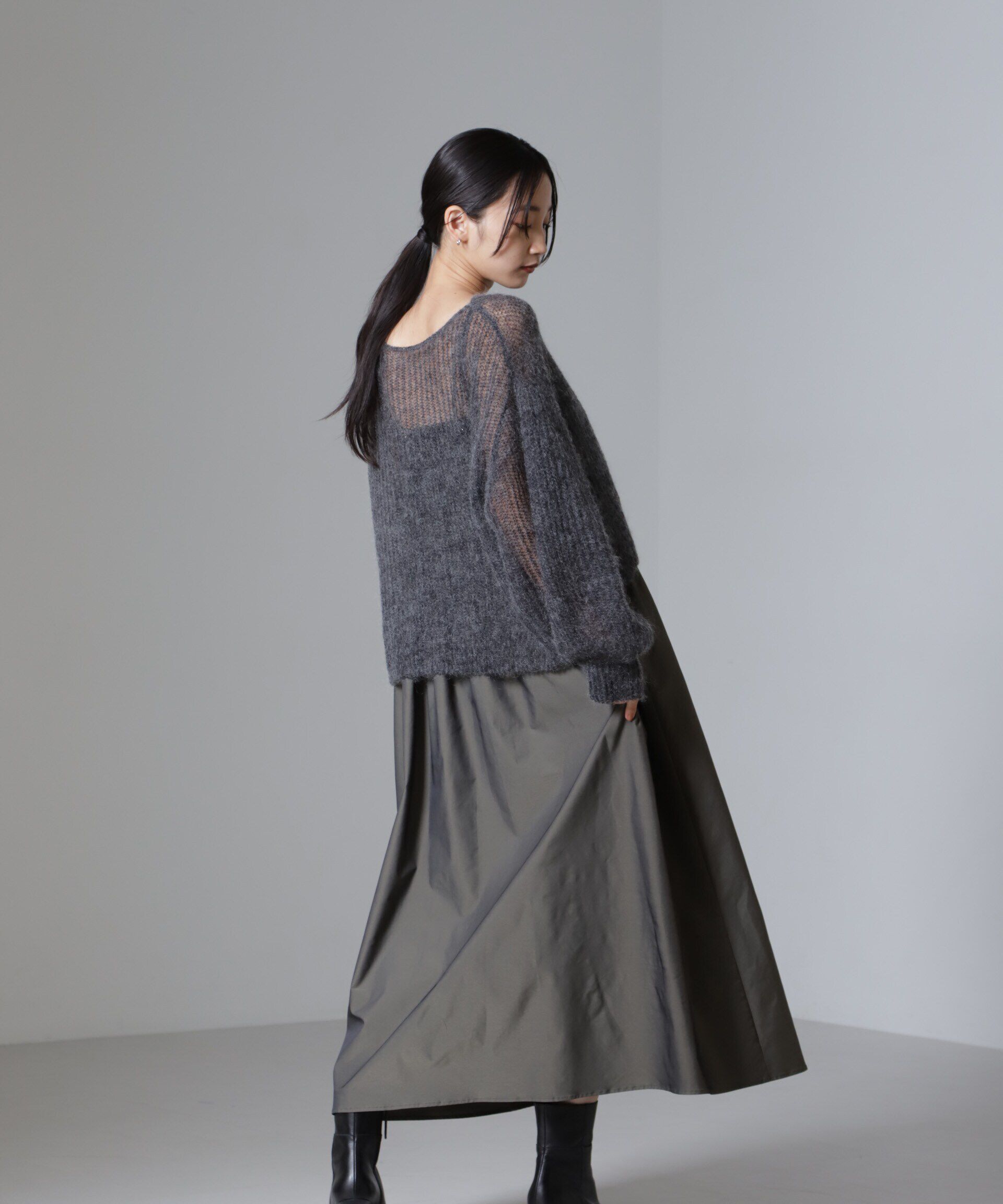 nano･universe「シャンブレータフタキャミワンピース」|ワンピース|