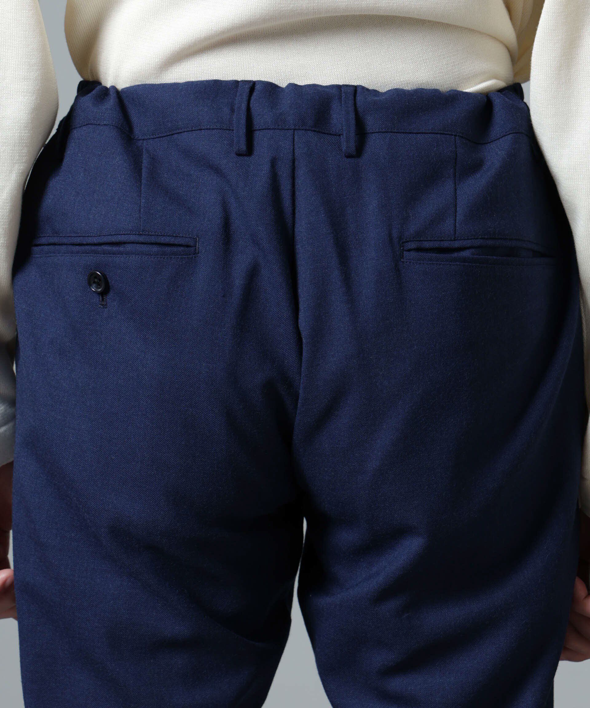 nano･universe「｢N TROUSERS PREMIUM｣RENURウール混洗えるサキソニーパンツ(セットアップ可)」|スーツ|