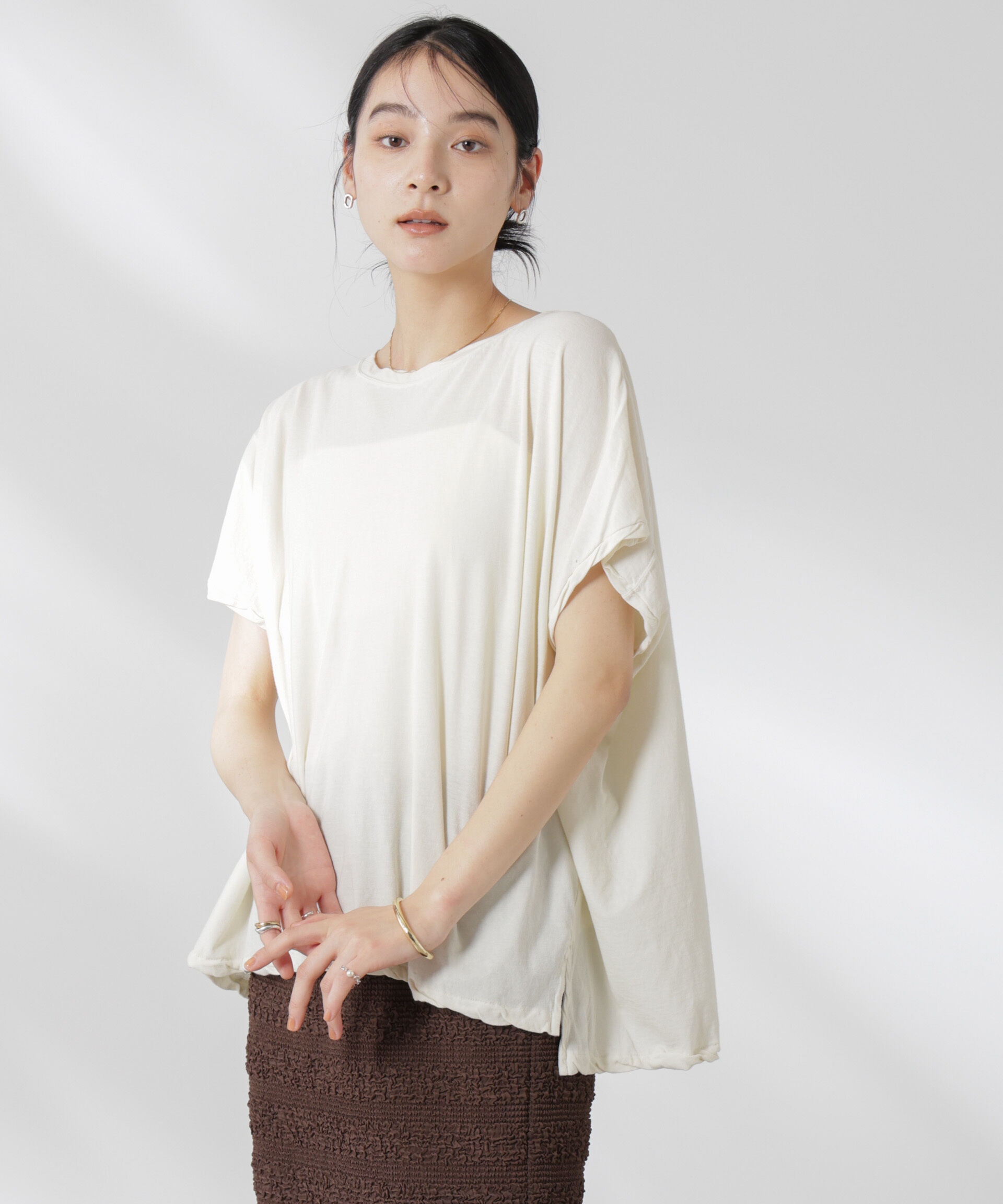 nano･universe「GREYCHORD/IVY フットボールデザインTシャツ」|Tシャツ・カットソー|