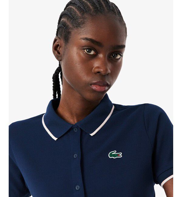 LACOSTE「サーモレギュレーション鹿の子地ゴルフシャツ」|ポロシャツ|