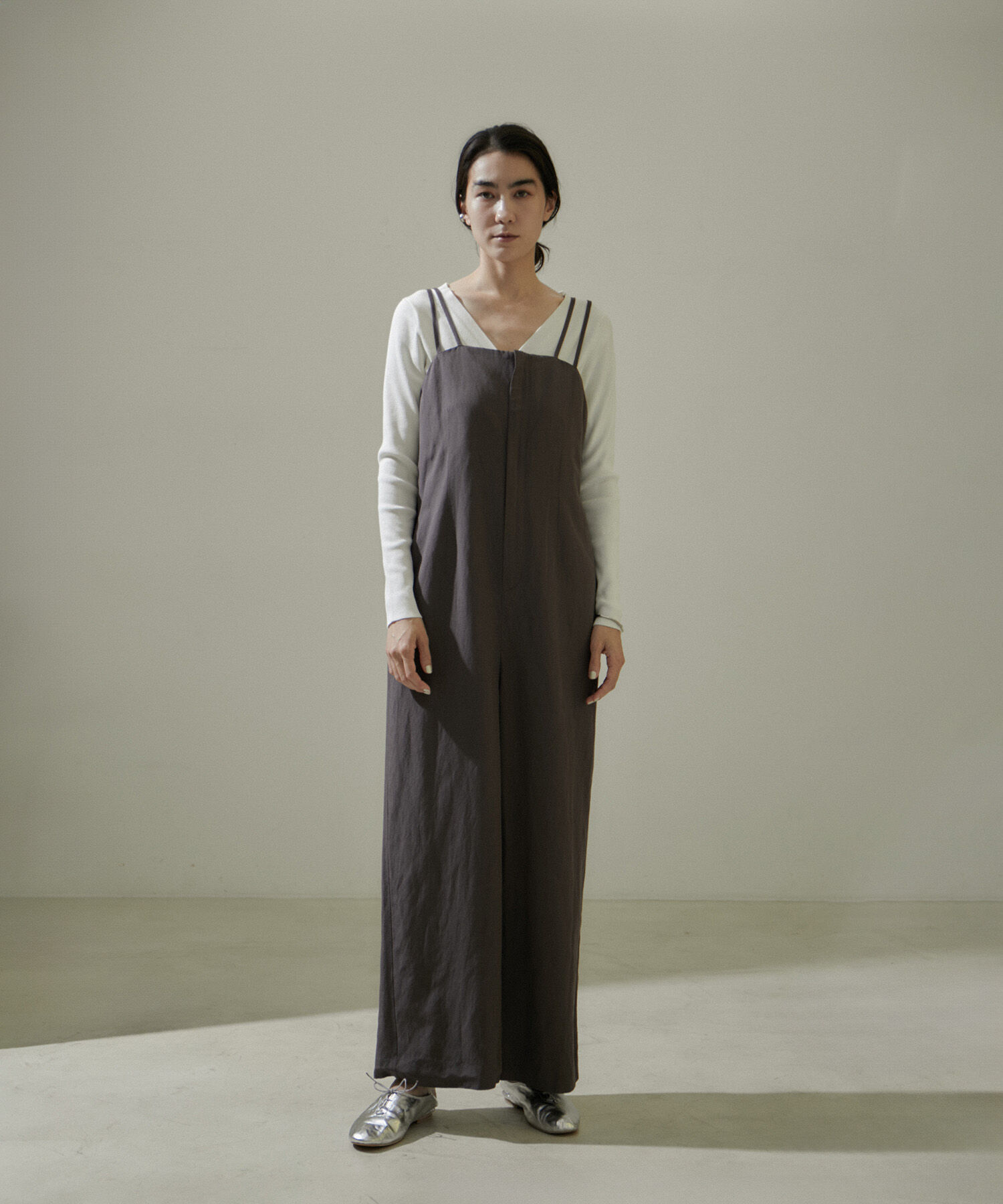 SALON adam et rope'「ウォッシャブルシルククロップドVネックカーディガン」|カーディガン|