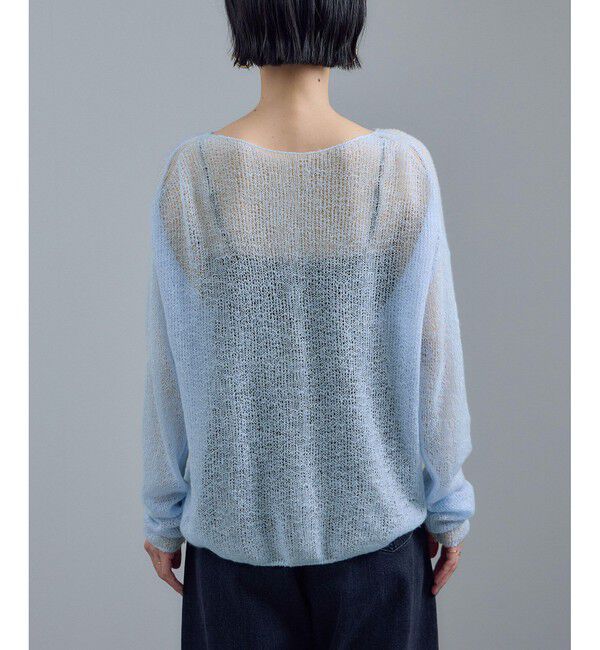 SALON adam et rope'「カシミヤリネンシアーニットプルオーバー」|ニット・セーター|