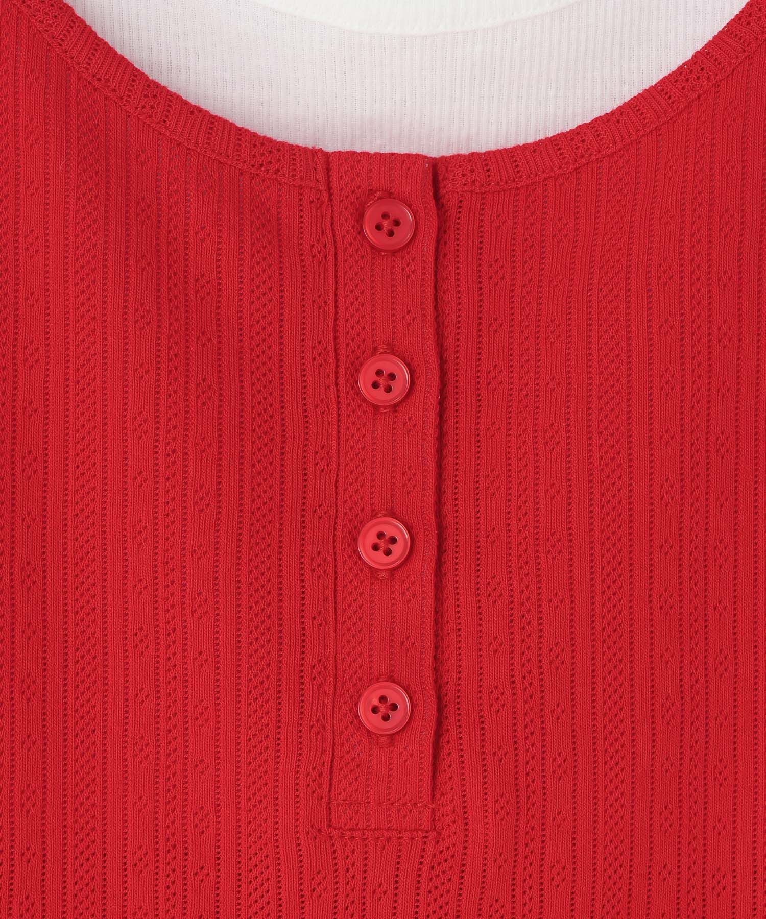 LOWRYS FARM「 ヘンリーレイヤードタンク」|Tシャツ・カットソー|