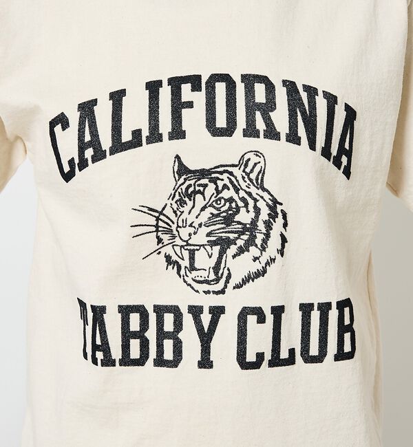 ABAHOUSE「【MIXTA/ミクスタ 】CREW NECK TABBY CAT Tシャツ」|Tシャツ・カットソー|