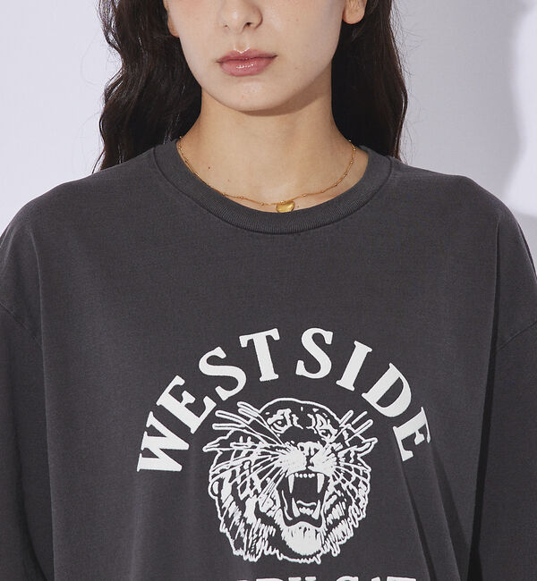 ABAHOUSE「【MIXTA/ミクスタ 】CREW NECK TABBY CAT Tシャツ」|Tシャツ・カットソー|