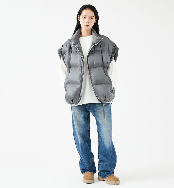 ABAHOUSE「【upper hights / アッパーハイツ】Chur BIGシルエット ダウ」|ダウン|