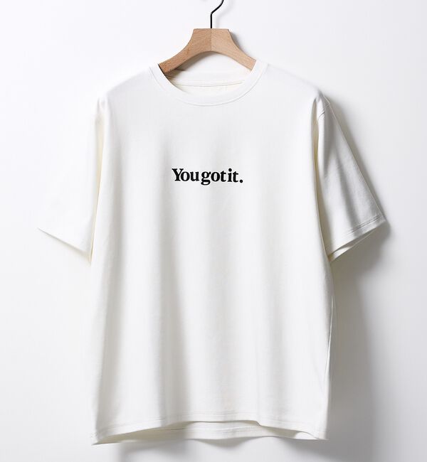 ABAHOUSE「【YOU GOT IT.】ベアポンチ ロゴ 半袖Tシャツ」|Tシャツ・カットソー|