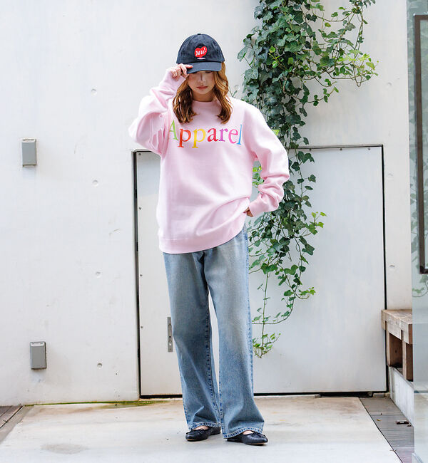 Rouge vif「【THRIFTY LOOK / スリフティールック】クルーネックスウェット/Ap」|スウェット・ジャージ|